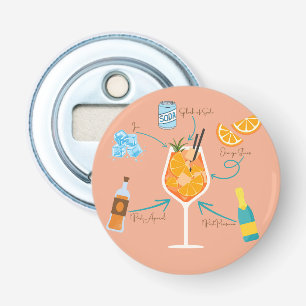 Aperolrecept Button Flesopener