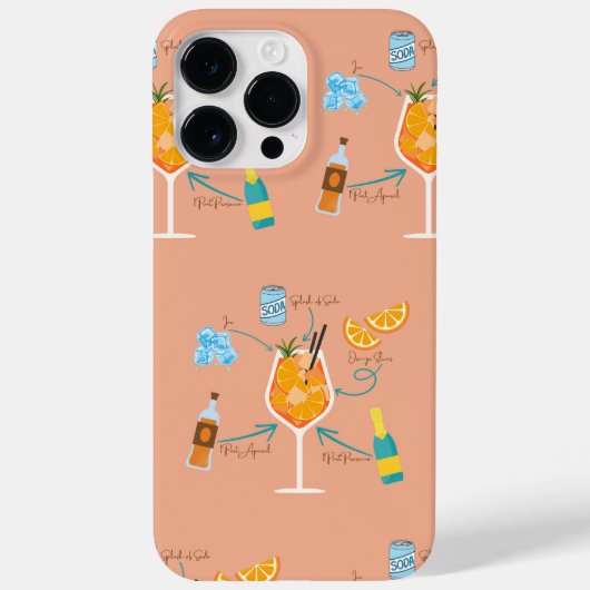 Aperolrecept Case-Mate iPhone Case (Achterkant)