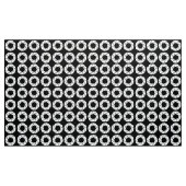 Aperture Pattern - White on Black Stof (Yard (91,4 cm))