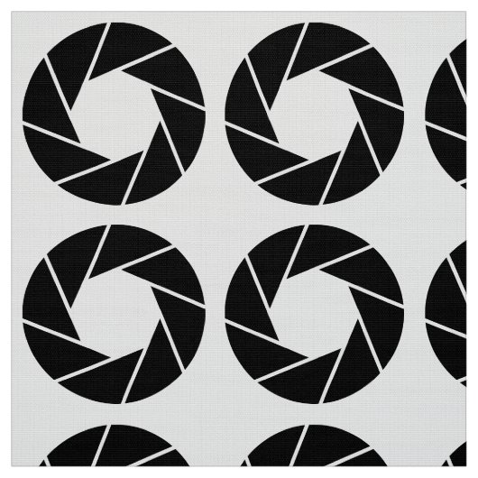 Aperture Pattern - Zwart Stof (Swatch)