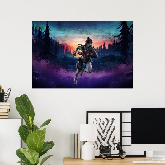 Apex Legends Wraith Scene Poster (Thuiskantoor)
