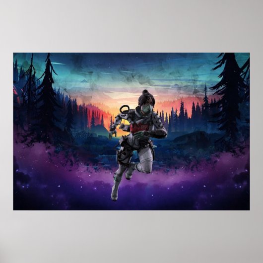 Apex Legends Wraith Scene Poster (Voorkant)