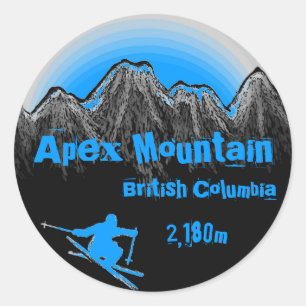 Apex Mountain British Columbia stickers