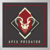 Apex Predator Achievement Badge Poster (Voorkant)
