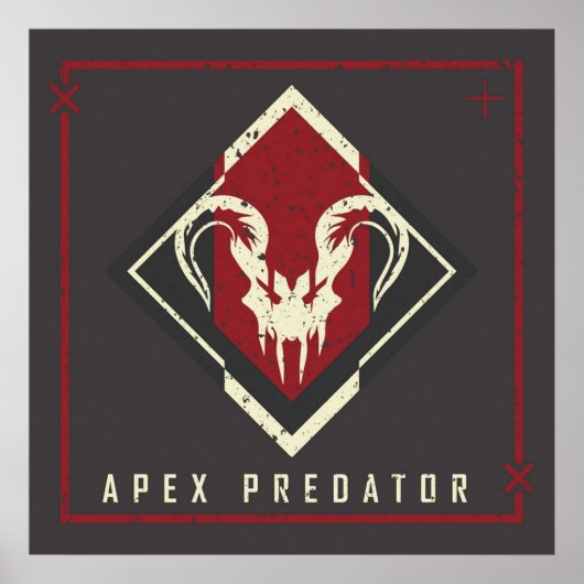 Apex Predator Achievement Badge Poster (Voorkant)