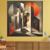 Apex-structuren Canvas Afdruk (Insitu (Woonkamer))