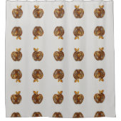 Apfel der Götter Frucht des Wissens  Douchegordijn (Voorkant)