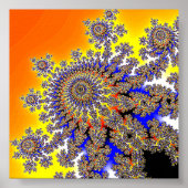 Apfelmännchen Mandelbrot set Poster (Voorkant)