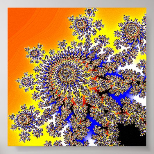 Apfelmännchen Mandelbrot set Poster (Voorkant)
