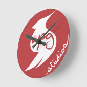 APG Studios Logo Clock Ronde Klok (Hoek)