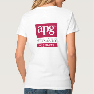 APG Vrouwen V-hals Tshirt - Korte Mouw