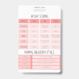 APGAR en NRP Nurse Badge