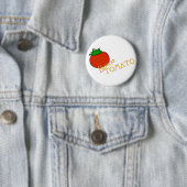 APH Buono Tomato Button Badge (In situ)