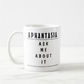 Aphantasia Information Conversation Starter Mug Bk (Gauche)