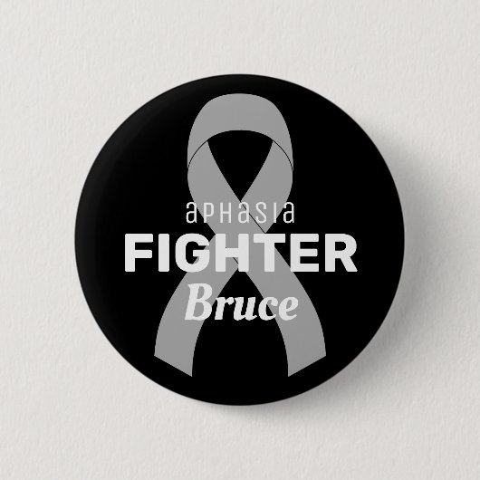 Aphasia Ribbon Black Button (Voorkant)