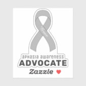 Aphasia Sensibilisation Advocate Vinyl Sticker (Feuille)