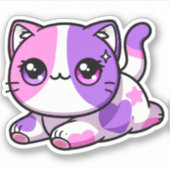 Aphmau, Meemeows, Chat mignon, Stickers Kawaii vio (Devant)