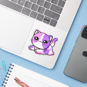 Aphmau, Meemeows, Chat mignon, Stickers Kawaii vio (Ordinateur portable avec iPhone)