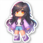 Aphmau Schattigee Youtuber, Meemeows, Verjaardag,  Sticker (Voorkant)