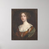 Aphra Behn (ca. 1670) Canvas Afdruk (Voorkant)