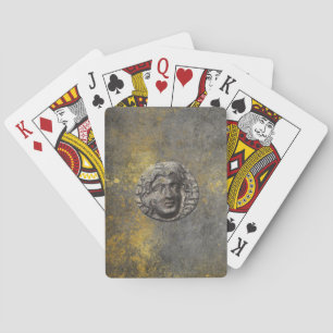 Aphrodite Antic Griekse munt Grungy Speelkaarten