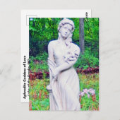Aphrodite, godin van liefde briefkaart (Voorkant / Achterkant)