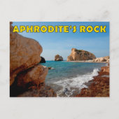 Aphrodite's rock Cyprus briefkaart (Voorkant)