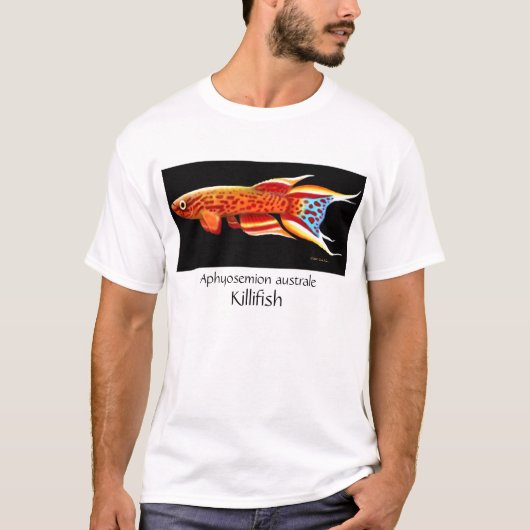 Aphyosemion Australe Killifish T-Shirt (Voorkant)