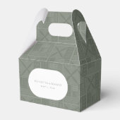 Apia bruiloft gunst box bedankdoosjes (Voorkant Zijde)