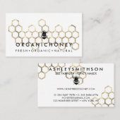 Apiarist Bumble Bee Honeycomb Visitekaartje (Voorkant / Achterkant)