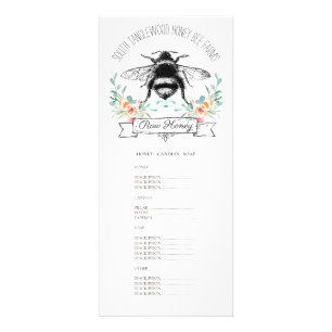 Apiary Boerderij imker Reclamekaart