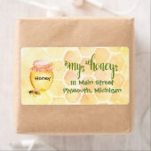 Apiary Étiquettes de livraison de miel (En situation)