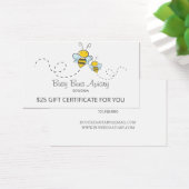 Apiary Gift Certificate van de imker van honingbij Visitekaartje (Bureau)