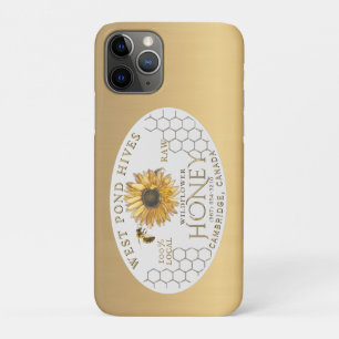 Apiary Honey Sunflower Bee Gold iPhone 11 Pro Hoesje