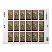 Apiary Photo Diamond Custom Honey Jar Labels (Full Sheet)