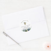 Apiary Product Berg Honey Forest Tree Bee Ronde Sticker (Envelop)