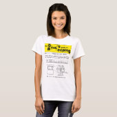 Apiculture geek (cartes de remplacement) - T-shirt (Devant entier)