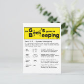 Apiculture geek (débogage) - Carte postale (Debout devant)