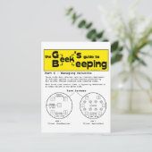 Apiculture geek (Réseaux) - Carte postale (Debout devant)