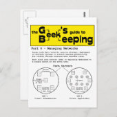 Apiculture geek (Réseaux) - Carte postale (Devant / Derrière)