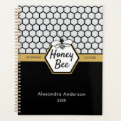 Apière d'abeille de miel moderne Noir Jaune (Devant)