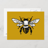 Apis Mellifera Honeybee Postcard Briefkaart (Voorkant / Achterkant)