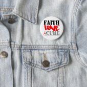 Aplastic Anemia Faith Love Cure Ronde Button 5,7 Cm (In situ)