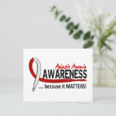 Aplastische anemie Bewustheid 2 Briefkaart (Staand voorkant)