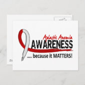 Aplastische anemie Bewustheid 2 Briefkaart (Voorkant / Achterkant)