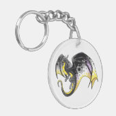 Aplatonic Pride Dragon Sleutelhanger (Voorkant Links)
