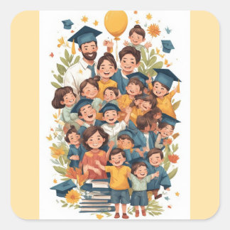 Aplaus sticker voor afstuderen
