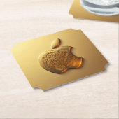 Aplle´1 Kartonnen Onderzetters (Gekanteld)