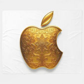 Aplle´4 Fleece Deken (Voorkant (Horizontaal))