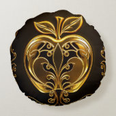 Aplle Rond Kussen (Achterkant)